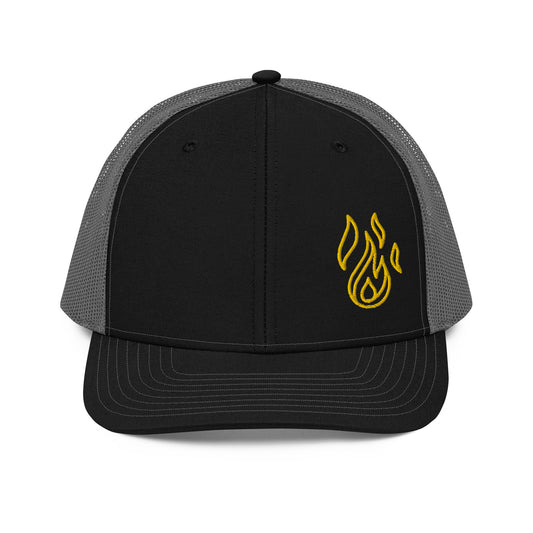 Holy Spirit Empowered Trucker Cap | Embroidered Flame