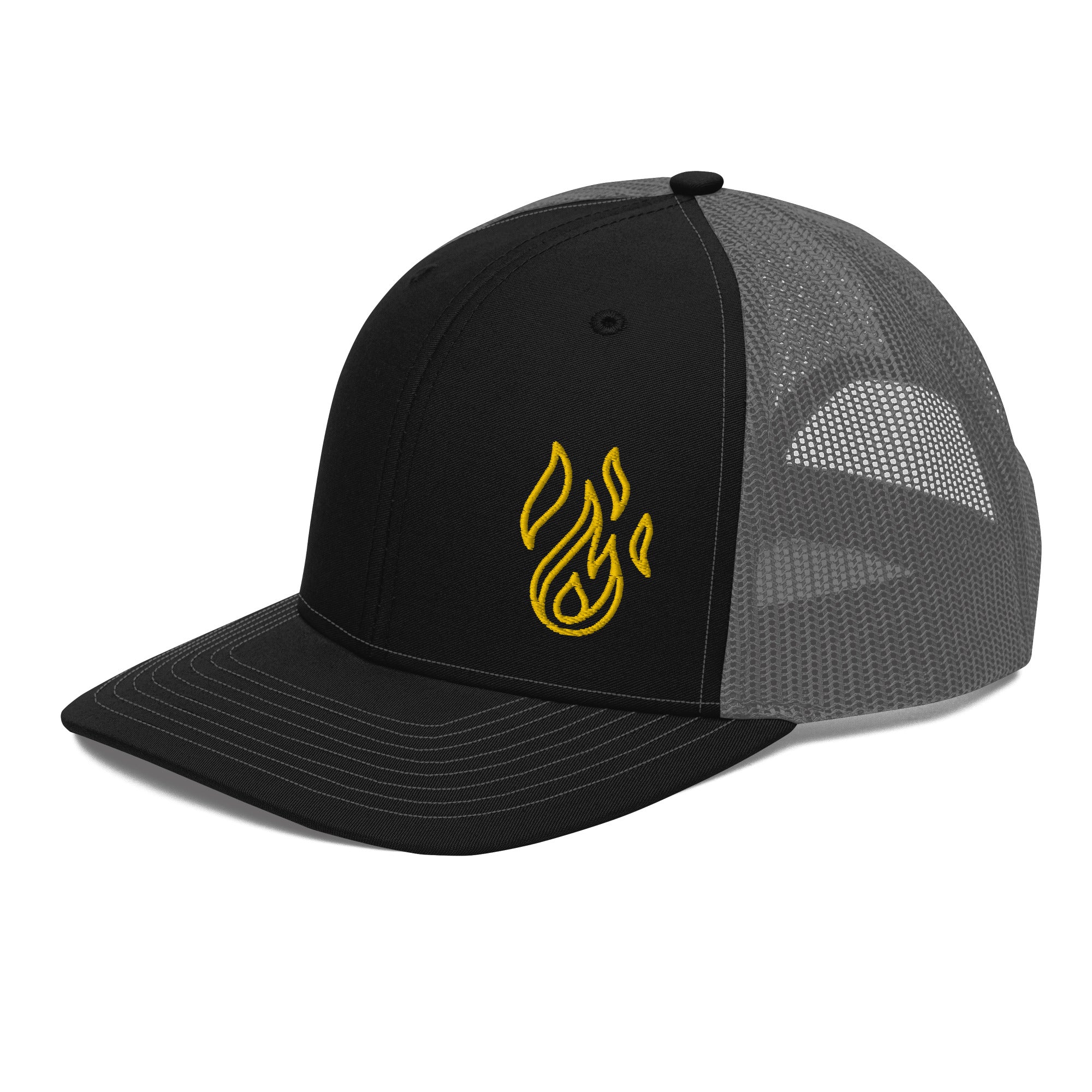 Holy Spirit Empowered Trucker Cap | Embroidered Flame