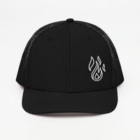 Holy Spirit Empowered Trucker Cap | Embroidered Flame