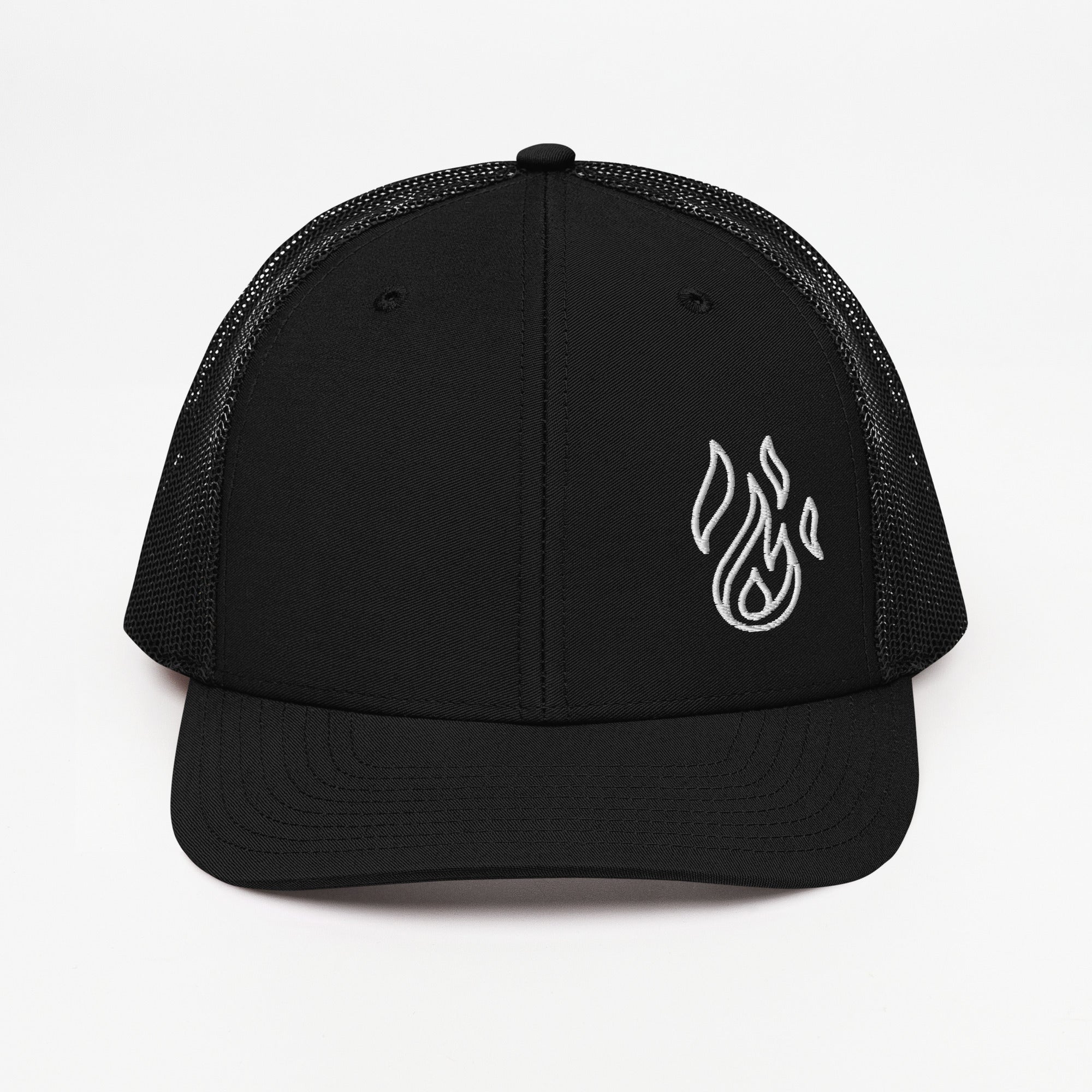Holy Spirit Empowered Trucker Cap | Embroidered Flame
