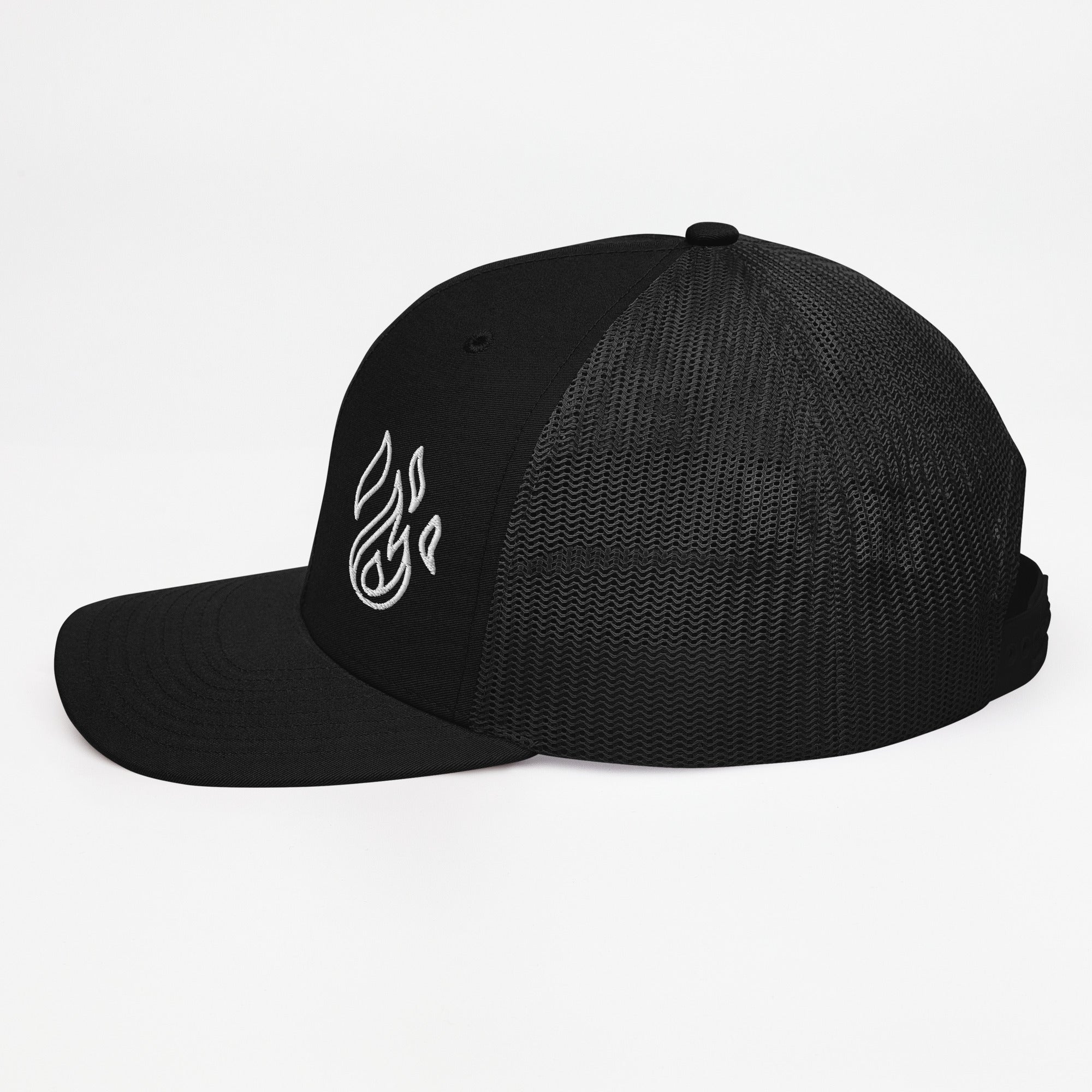 Holy Spirit Empowered Trucker Cap | Embroidered Flame