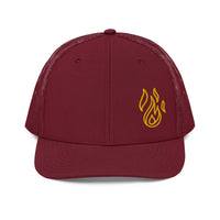 Holy Spirit Empowered Trucker Cap | Embroidered Flame