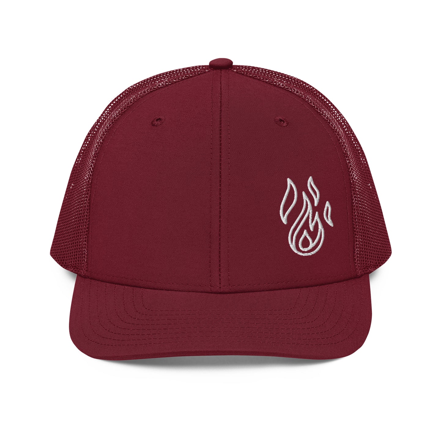 Holy Spirit Empowered Trucker Cap | Embroidered Flame