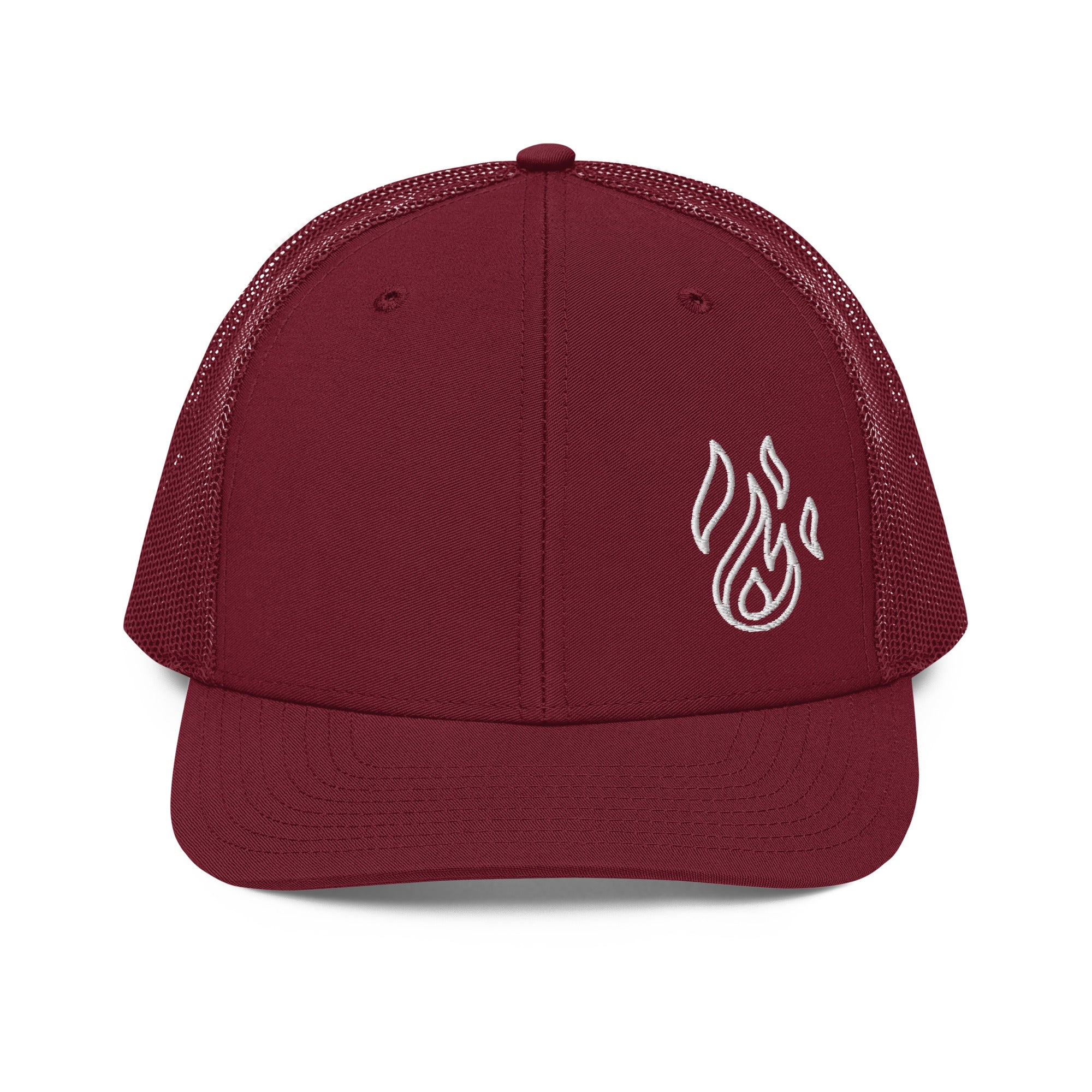 Holy Spirit Empowered Trucker Cap | Embroidered Flame