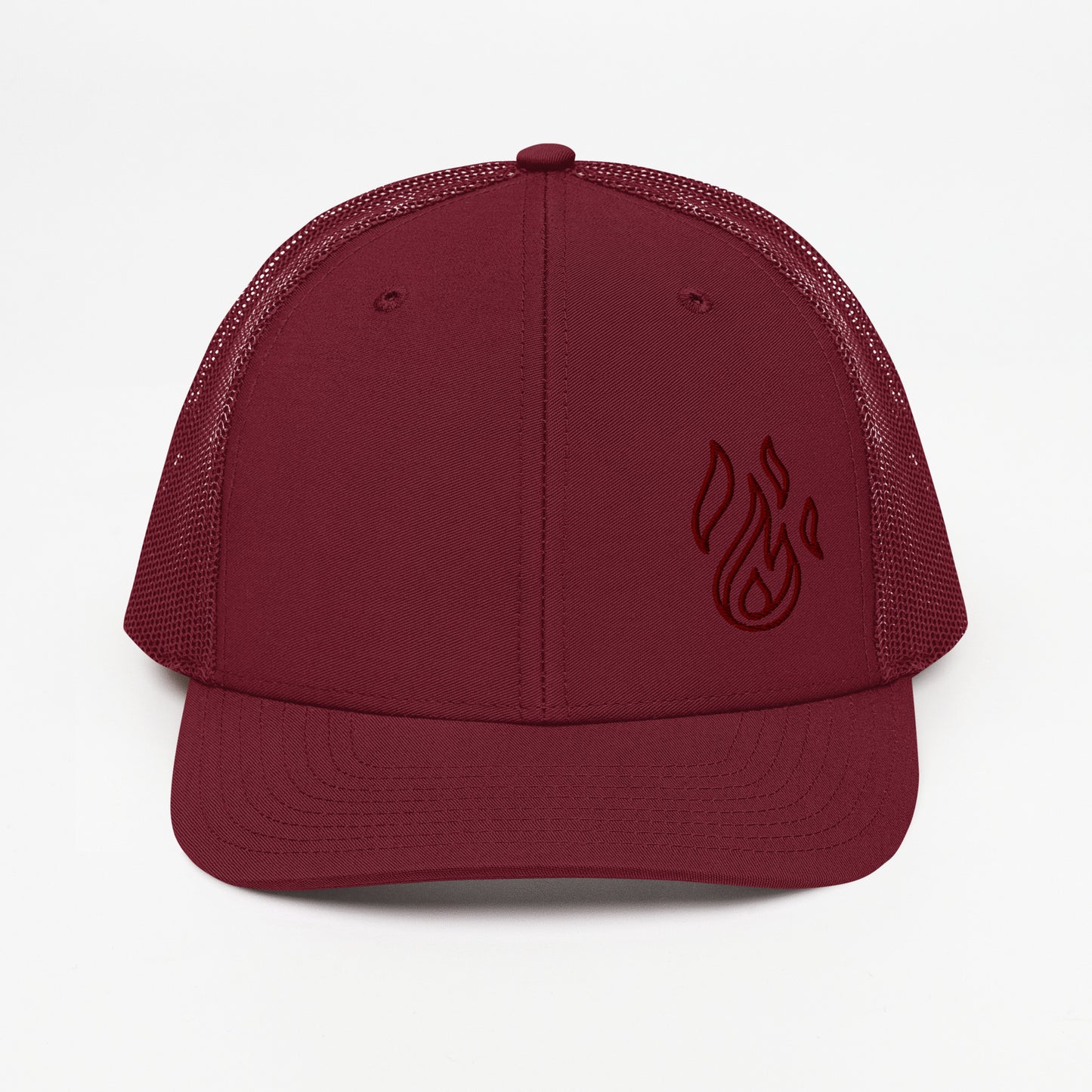 Holy Spirit Empowered Trucker Cap | Embroidered Flame