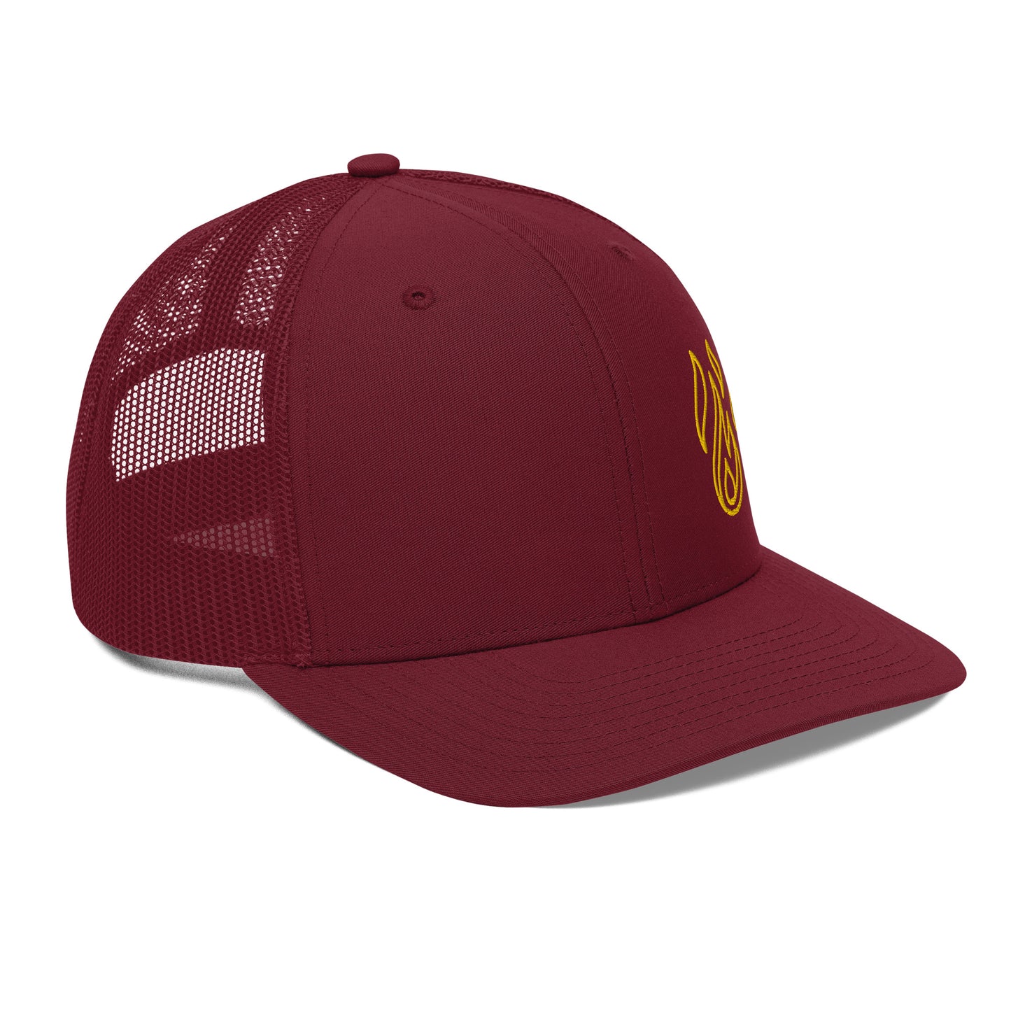 Holy Spirit Empowered Trucker Cap | Embroidered Flame