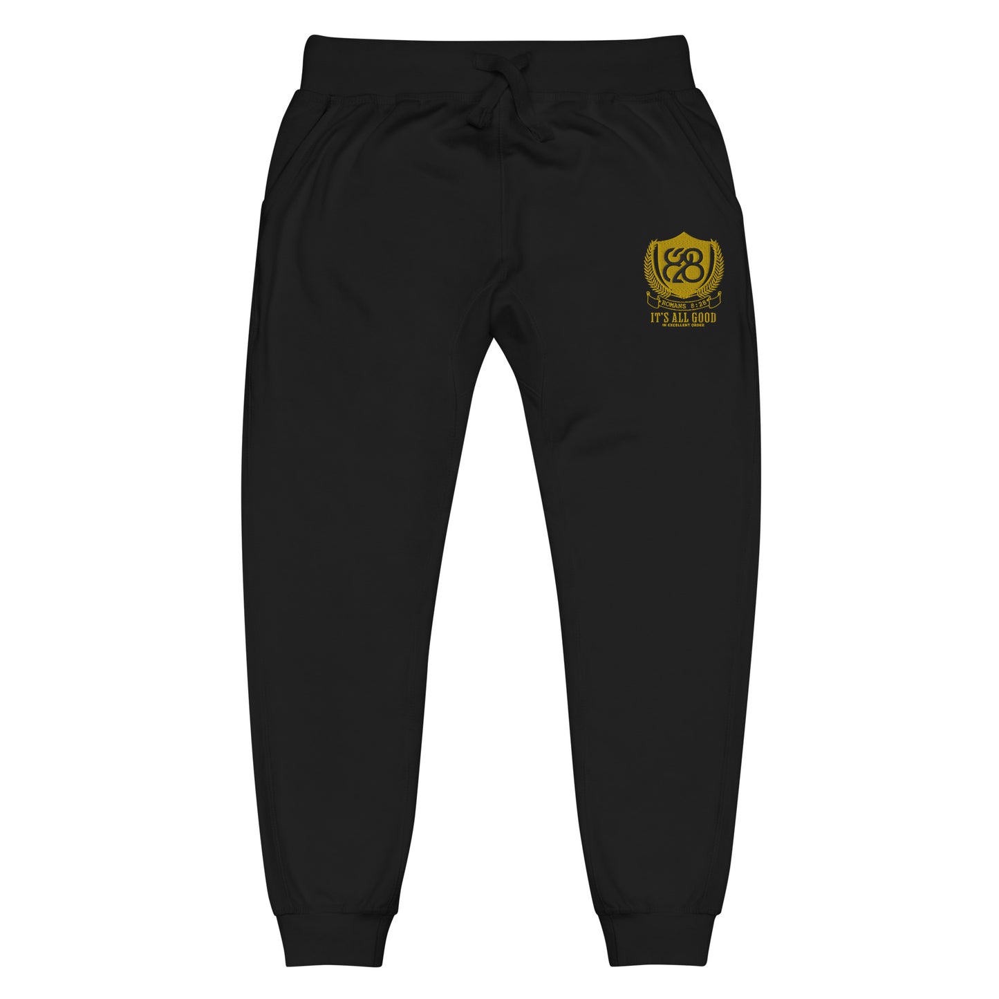828 It's All Good Embroidered Sweatpants