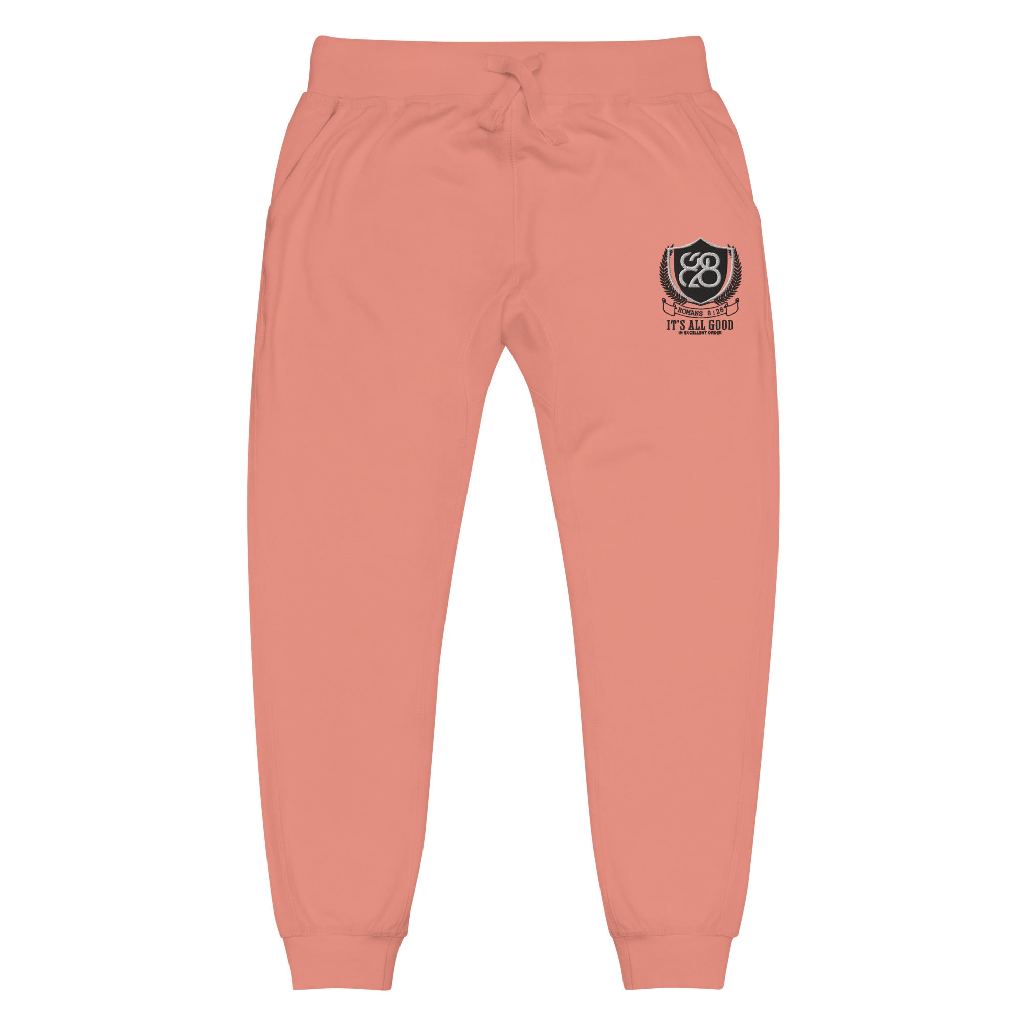 828 It's All Good Embroidered Sweatpants