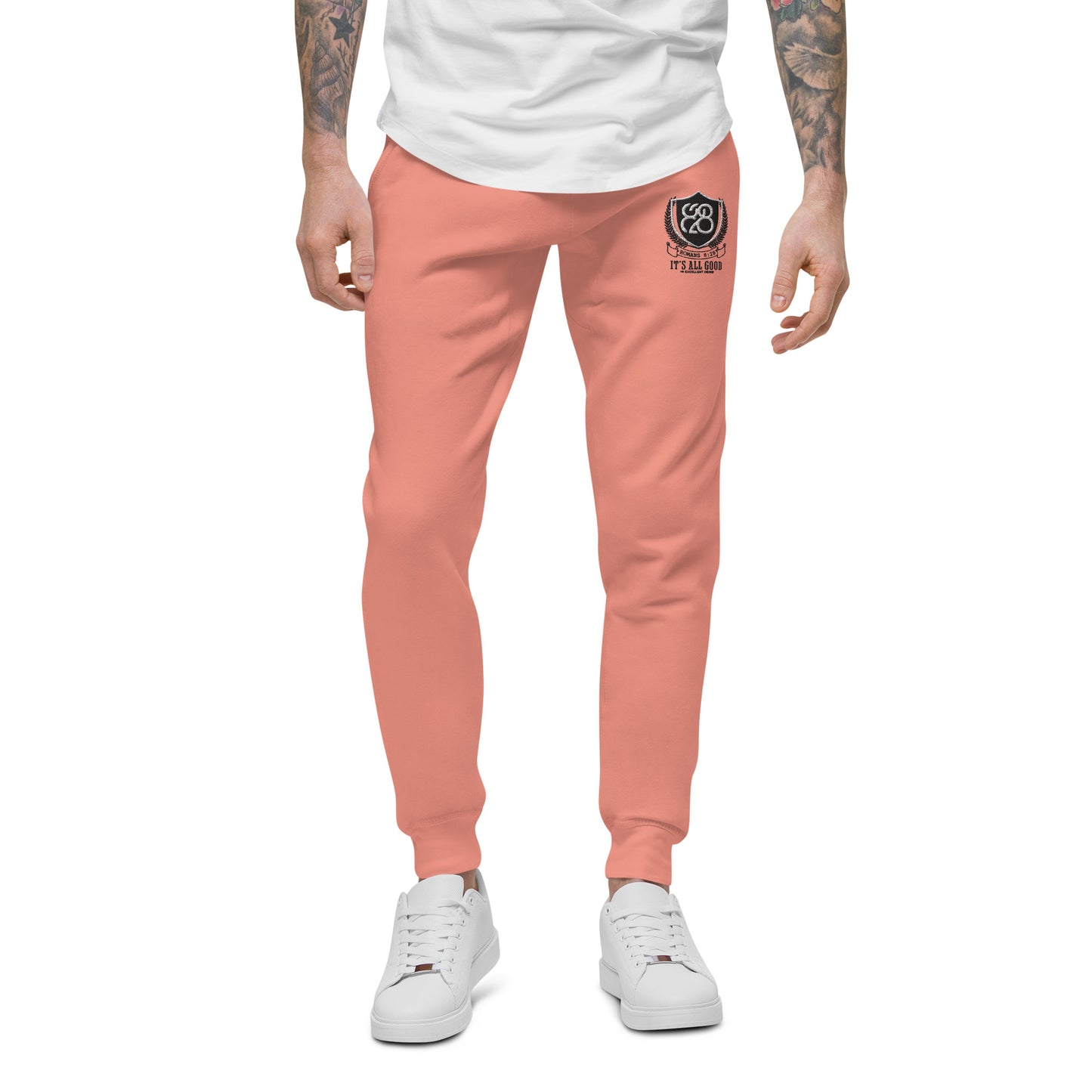 828 It's All Good Embroidered Sweatpants
