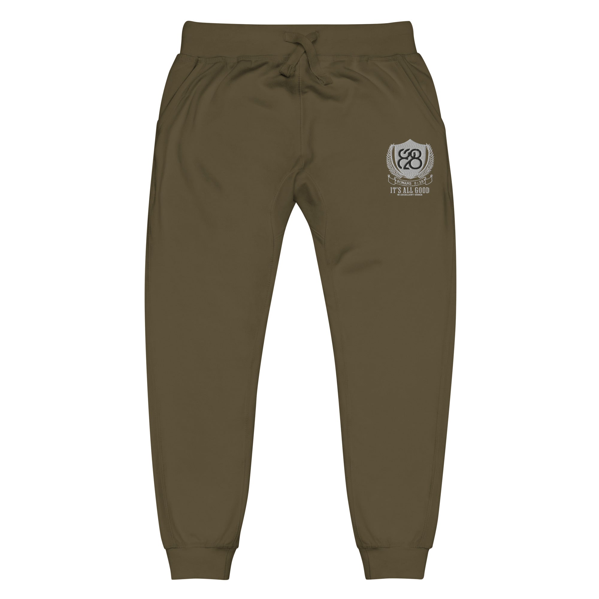 828 It's All Good Embroidered Sweatpants
