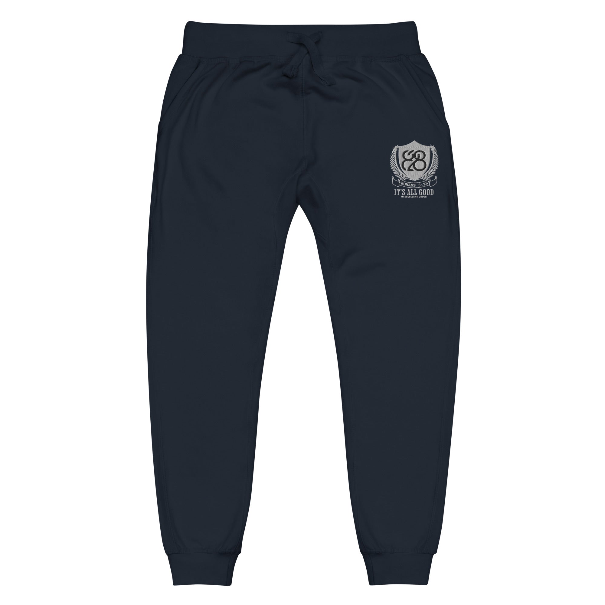 828 It's All Good Embroidered Sweatpants
