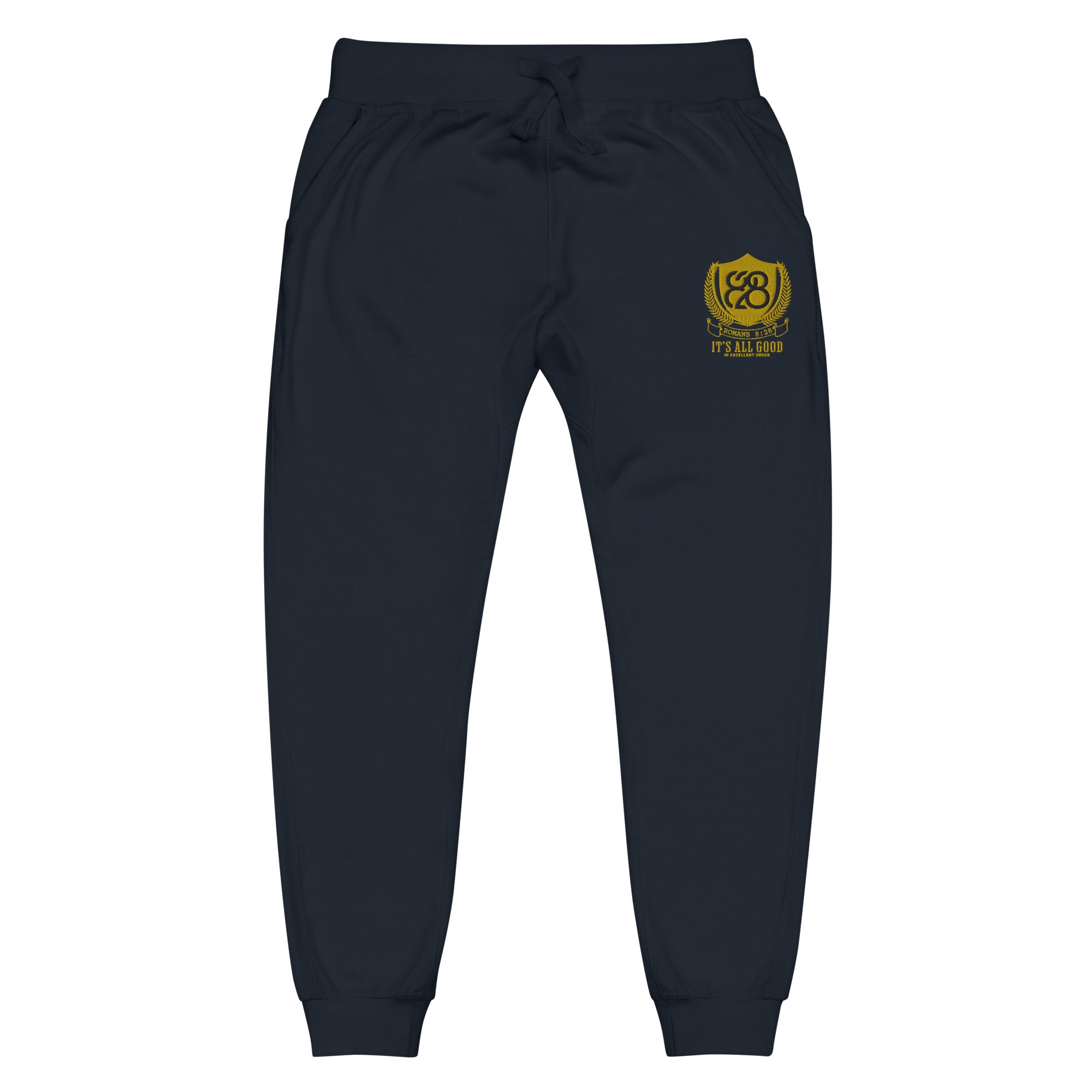 828 It's All Good Embroidered Sweatpants