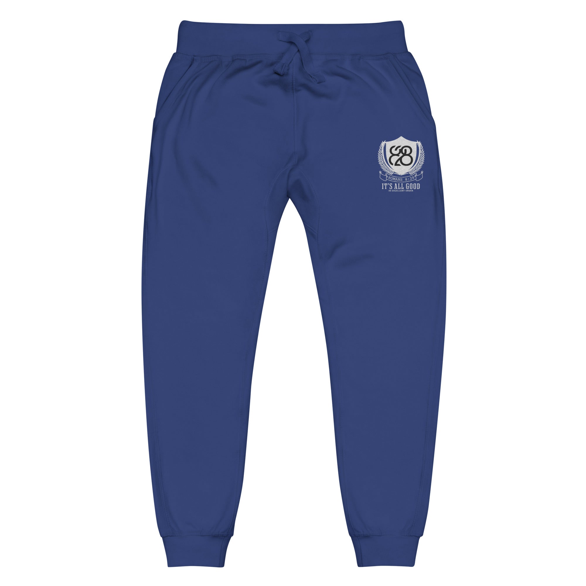 828 It's All Good Embroidered Sweatpants