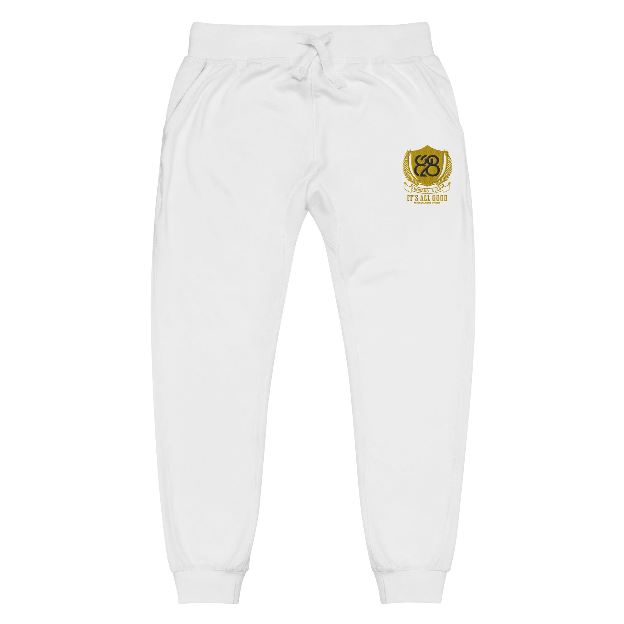828 It's All Good Embroidered Sweatpants