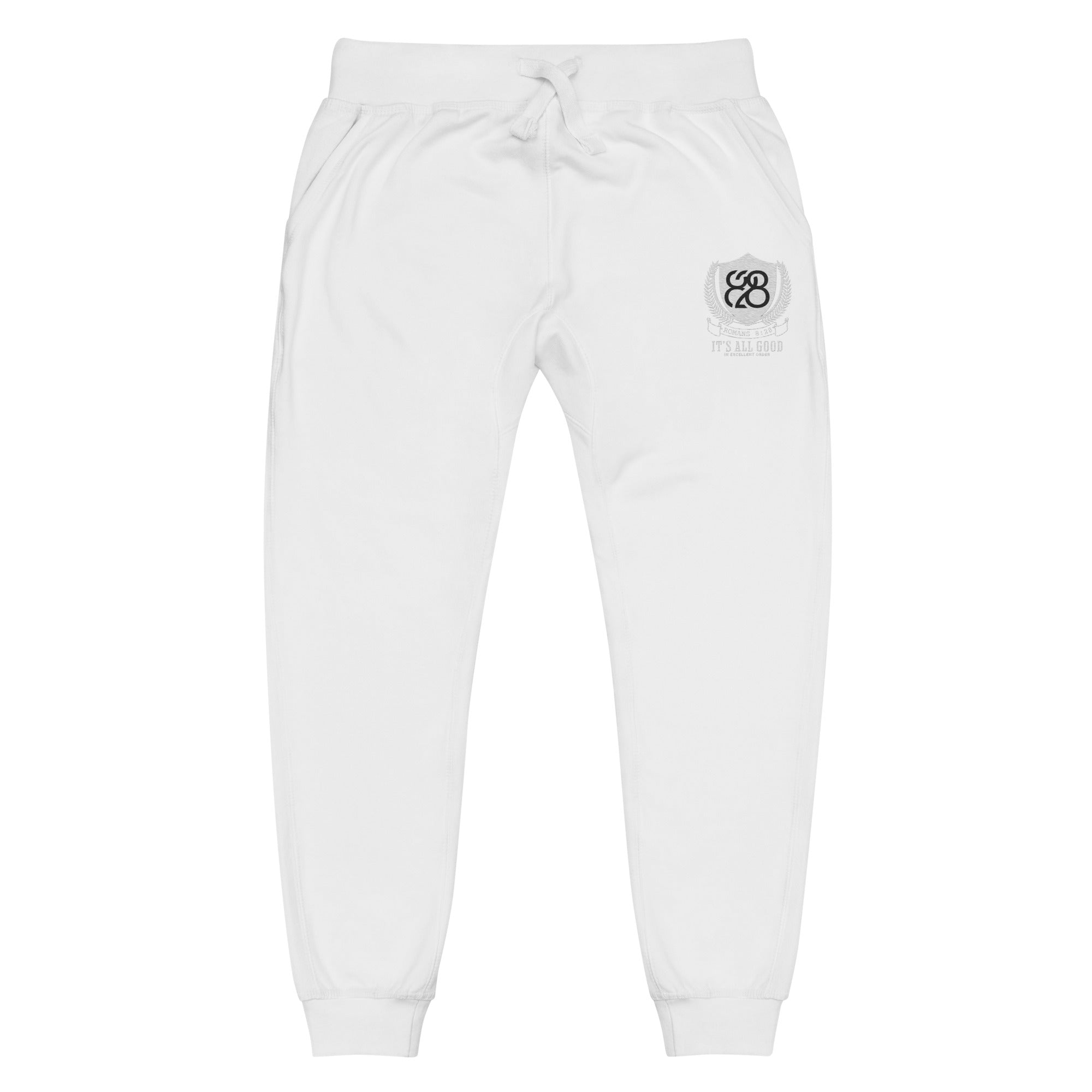 828 It's All Good Embroidered Sweatpants