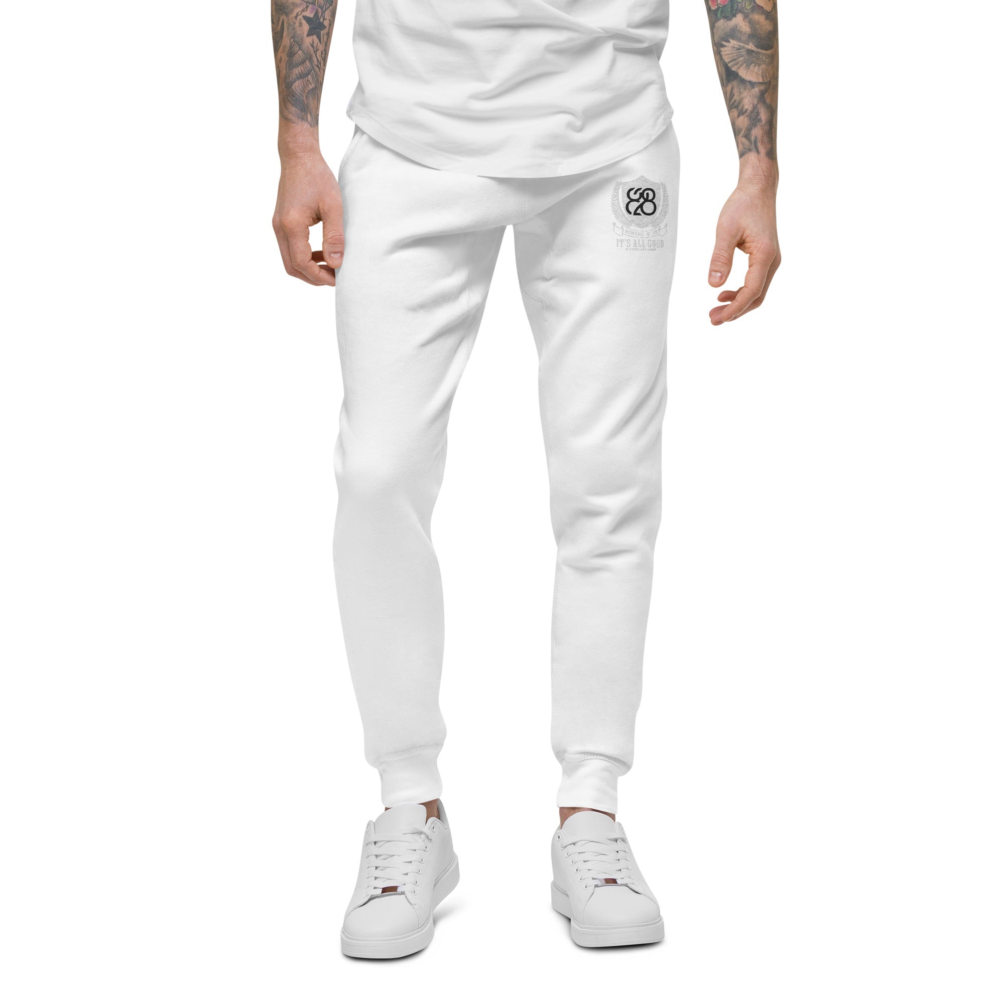 828 It's All Good Embroidered Sweatpants