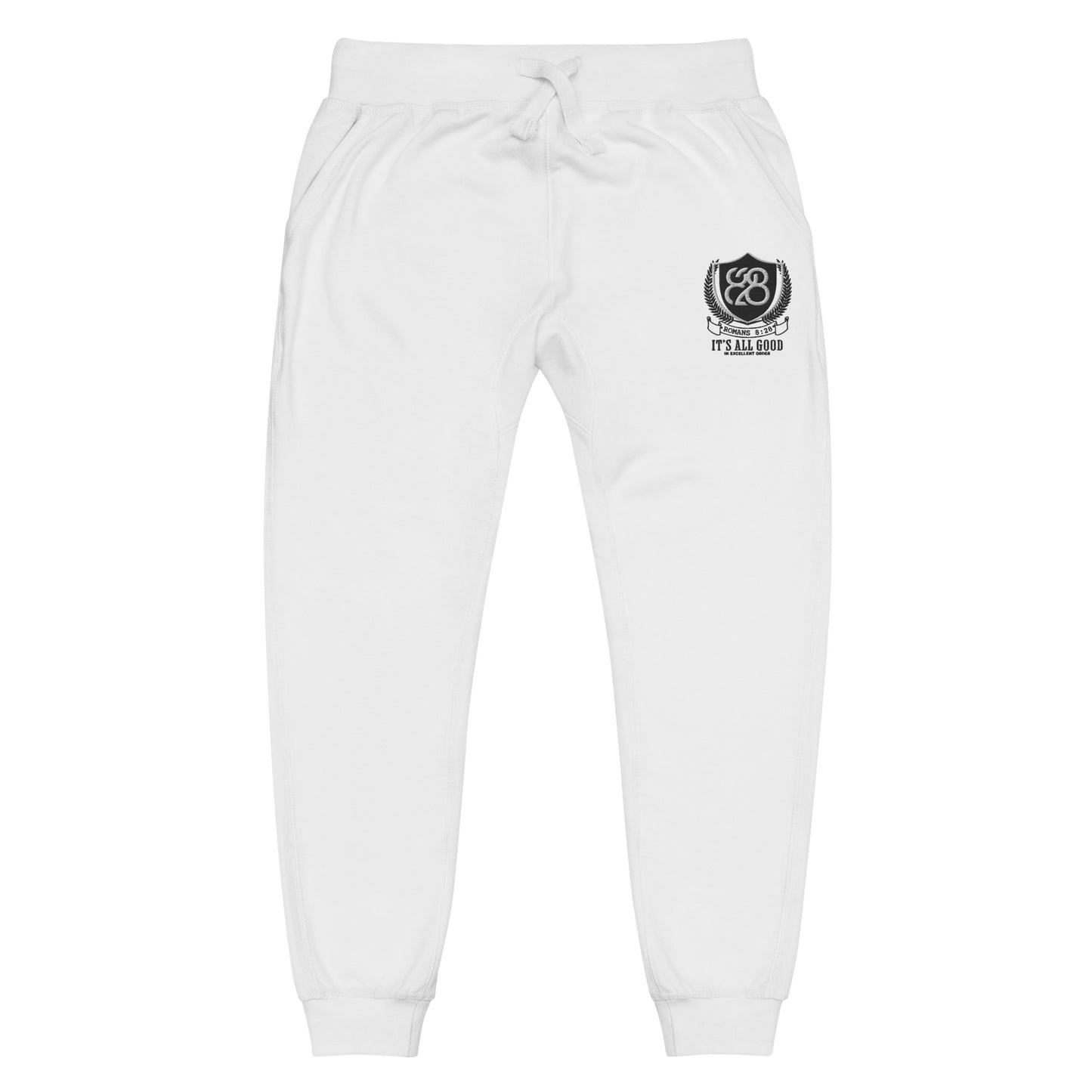 828 It's All Good Embroidered Sweatpants