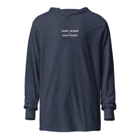 God-Made, Not Self Made Embroidered Hooded Long Sleeve T-Shirt