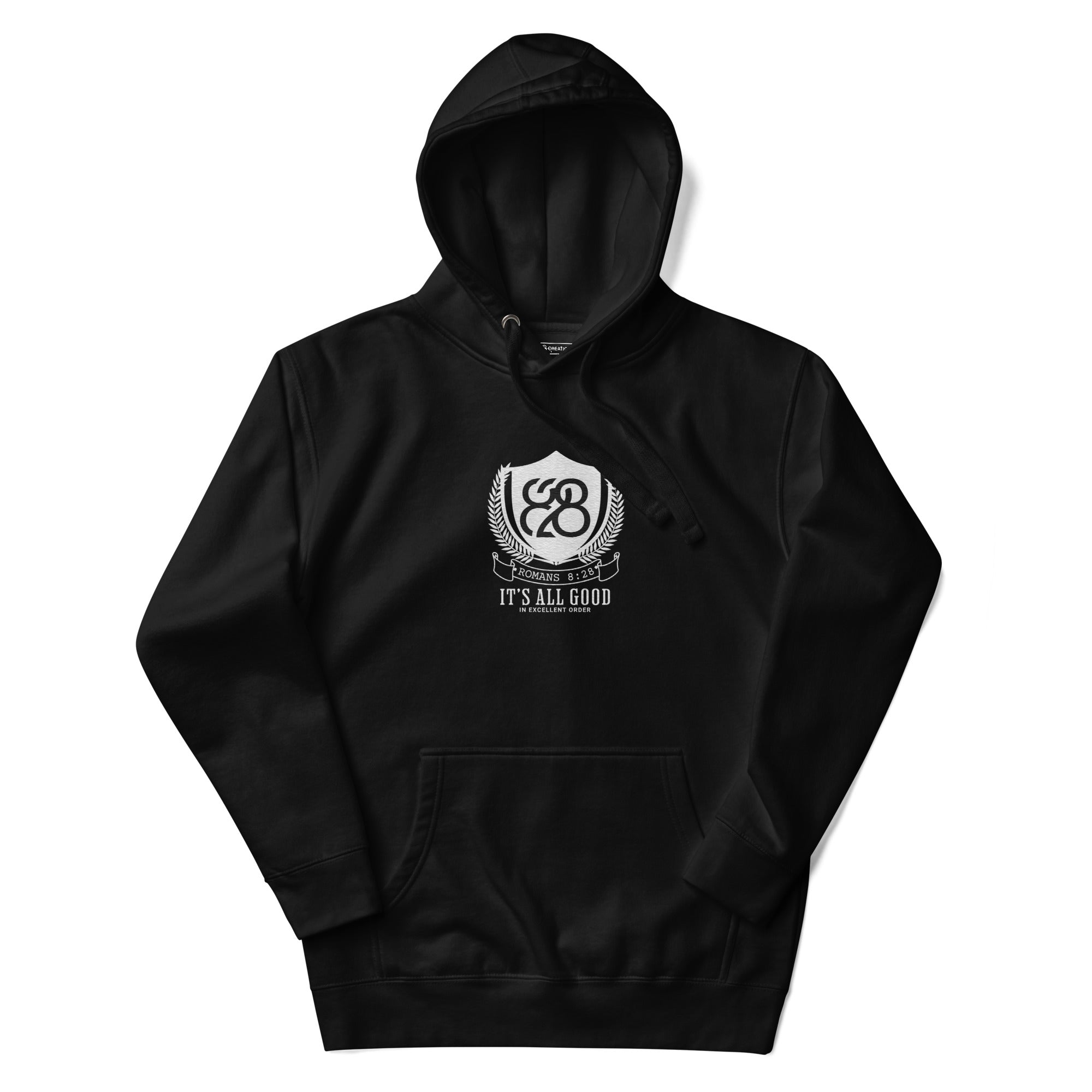828 It's All Good Embroidered Unisex Hoodie