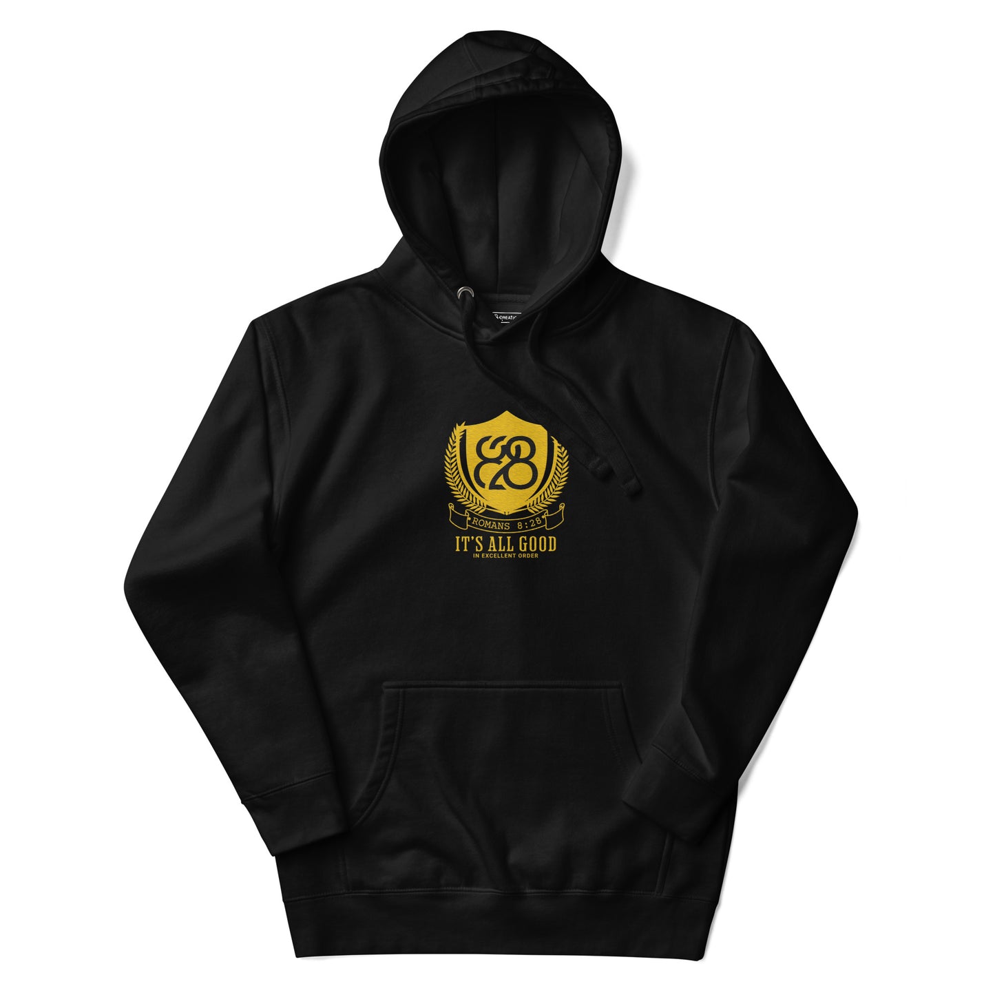 828 It's All Good Embroidered Unisex Hoodie
