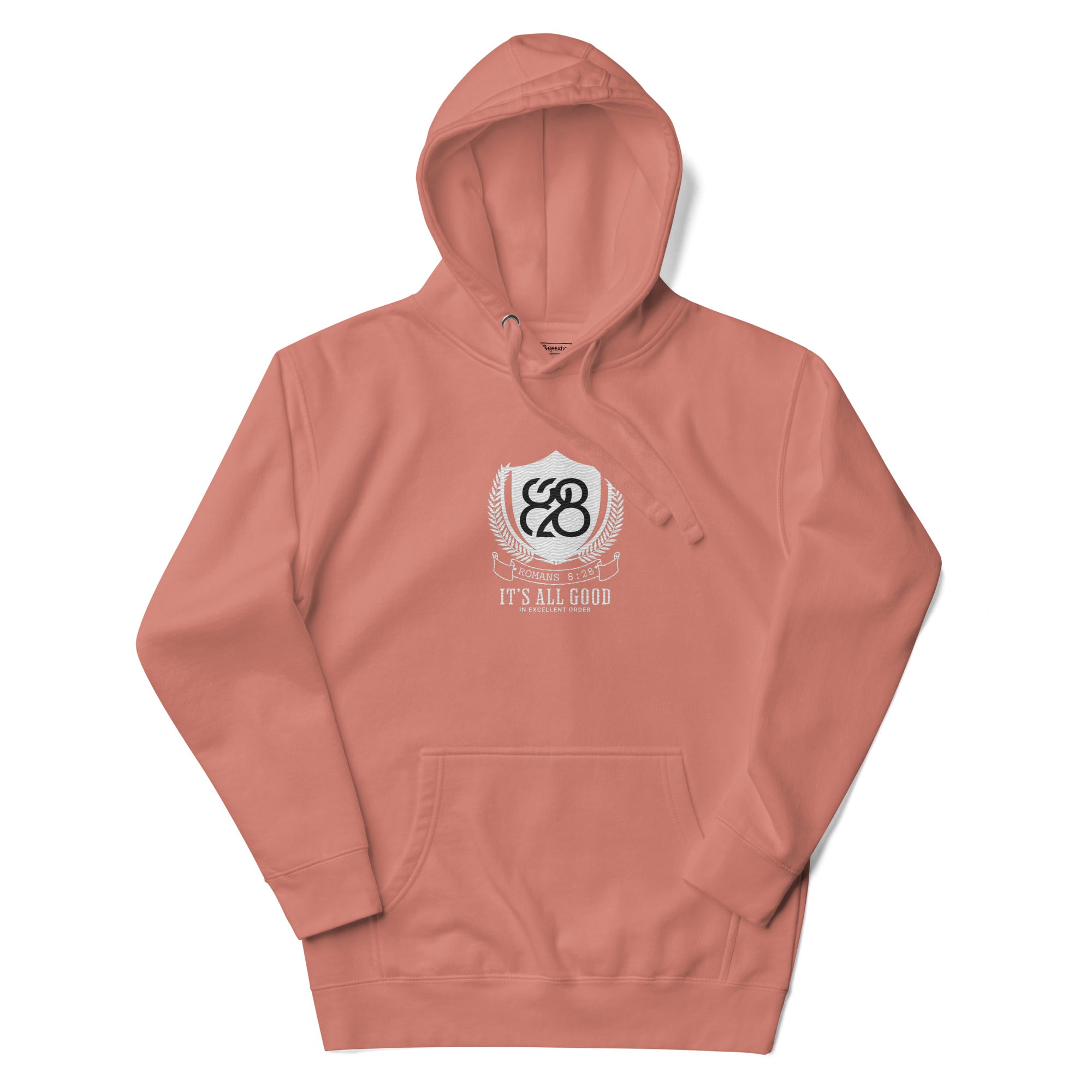 828 It's All Good Embroidered Unisex Hoodie