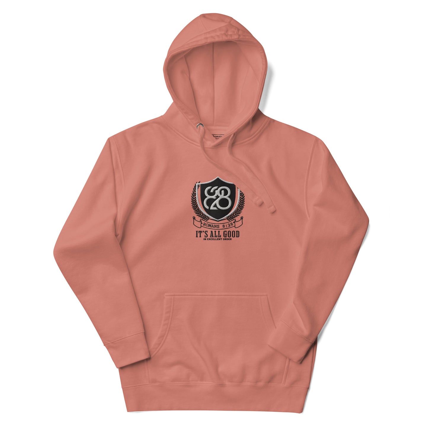 828 It's All Good Embroidered Unisex Hoodie