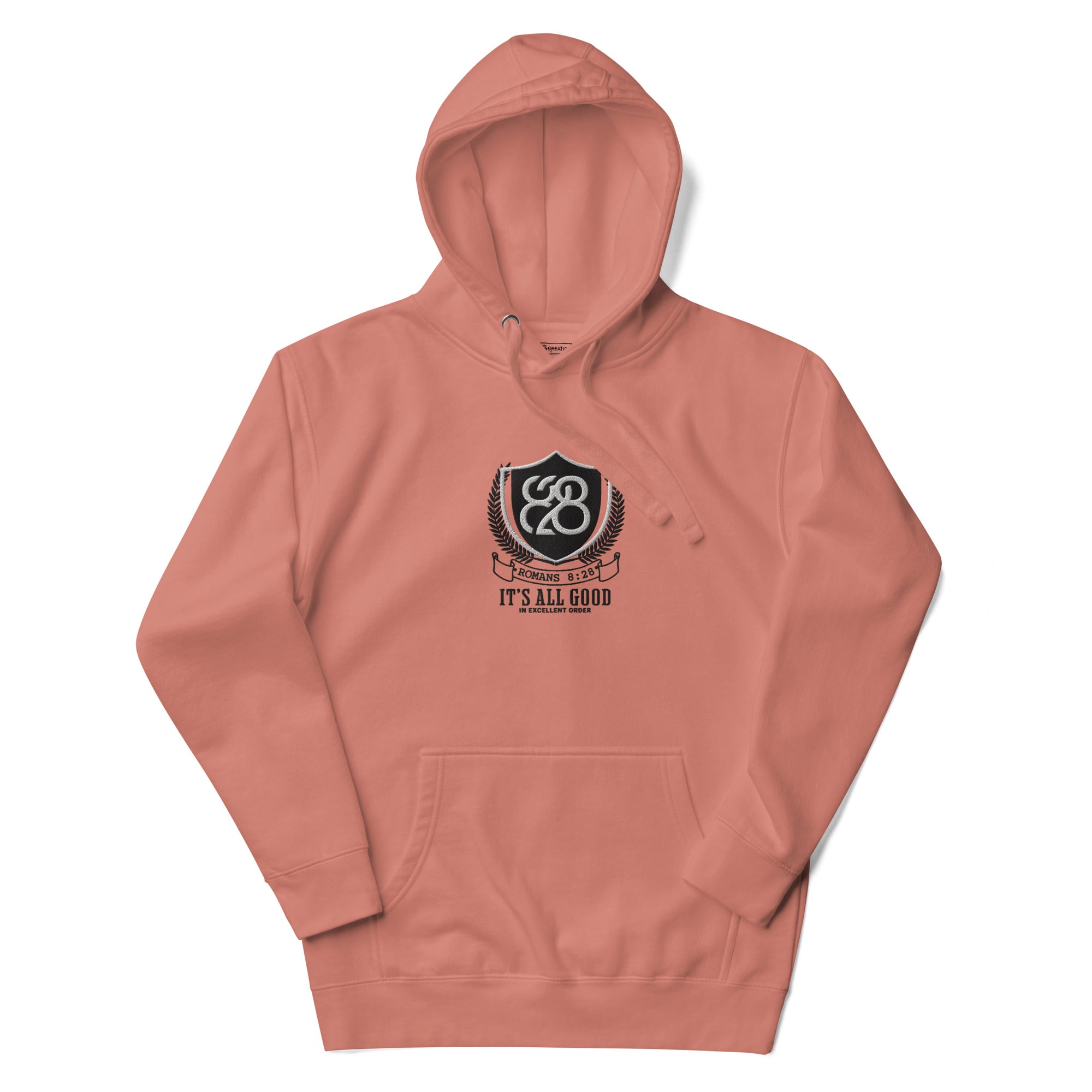 828 It's All Good Embroidered Unisex Hoodie