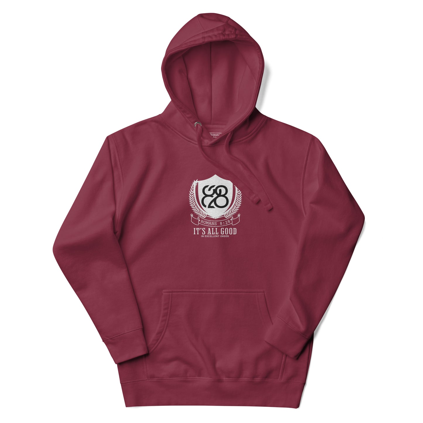 828 It's All Good Embroidered Unisex Hoodie