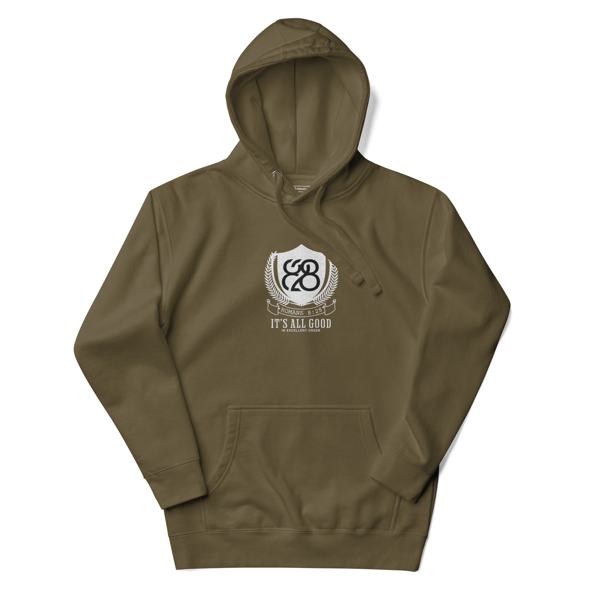 828 It's All Good Embroidered Unisex Hoodie