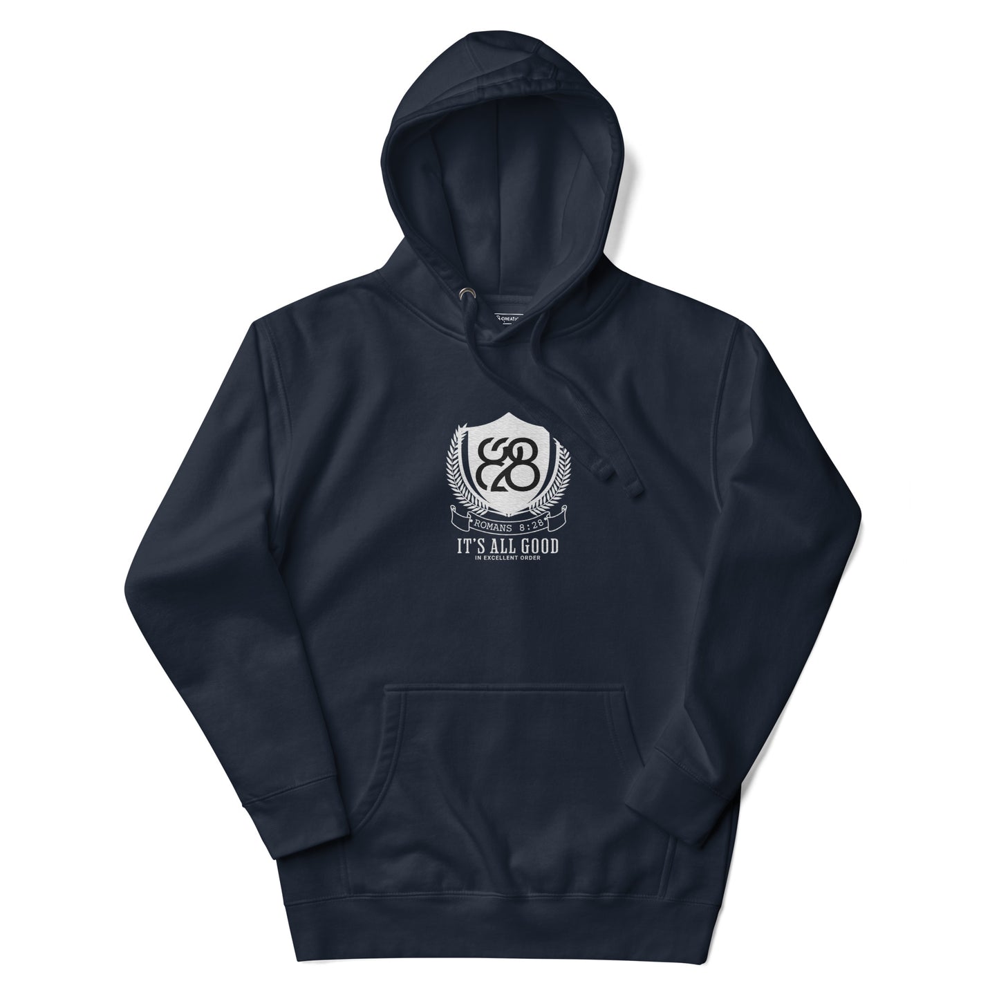 828 It's All Good Embroidered Unisex Hoodie