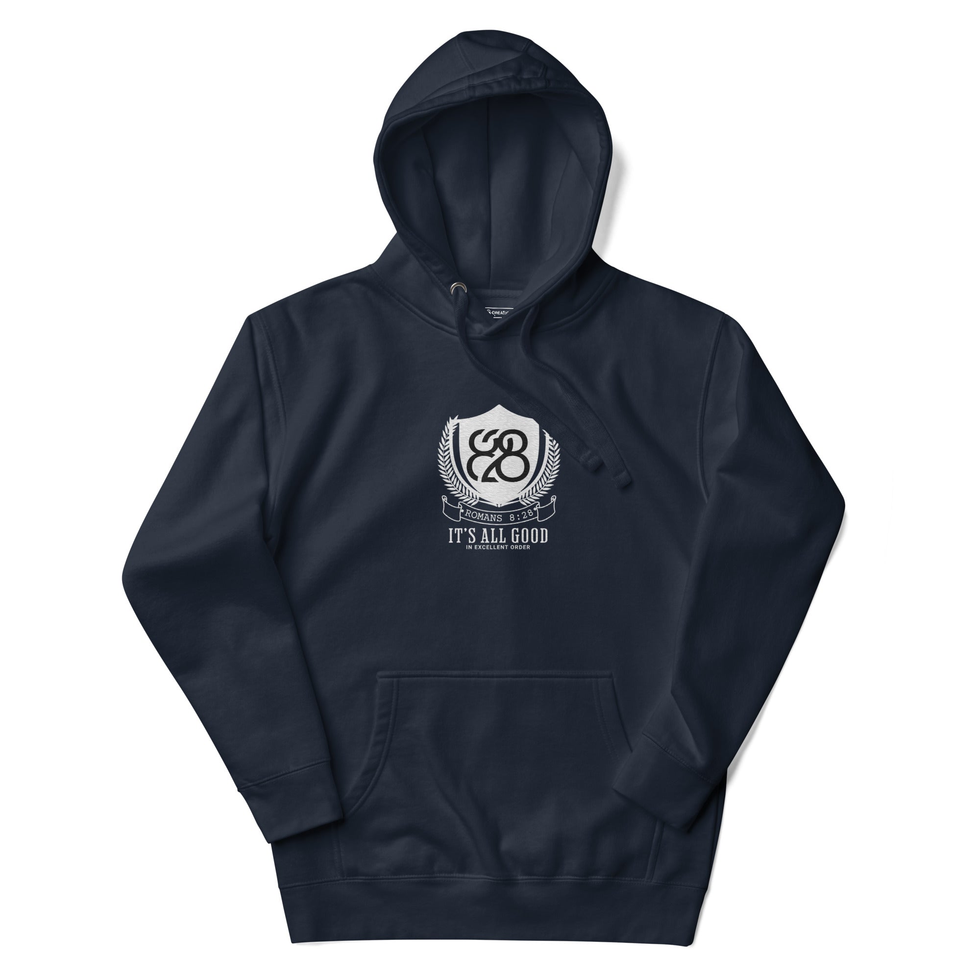 828 It's All Good Embroidered Unisex Hoodie
