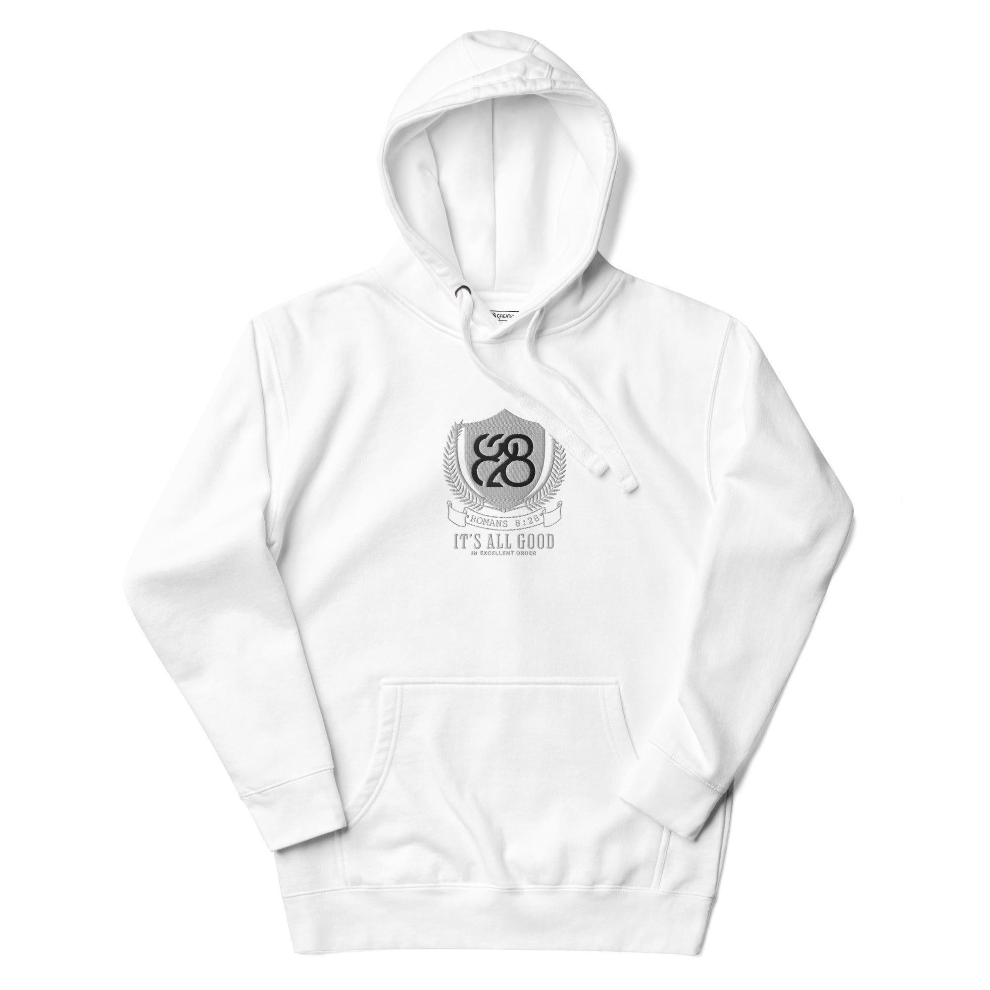 828 It's All Good Embroidered Unisex Hoodie