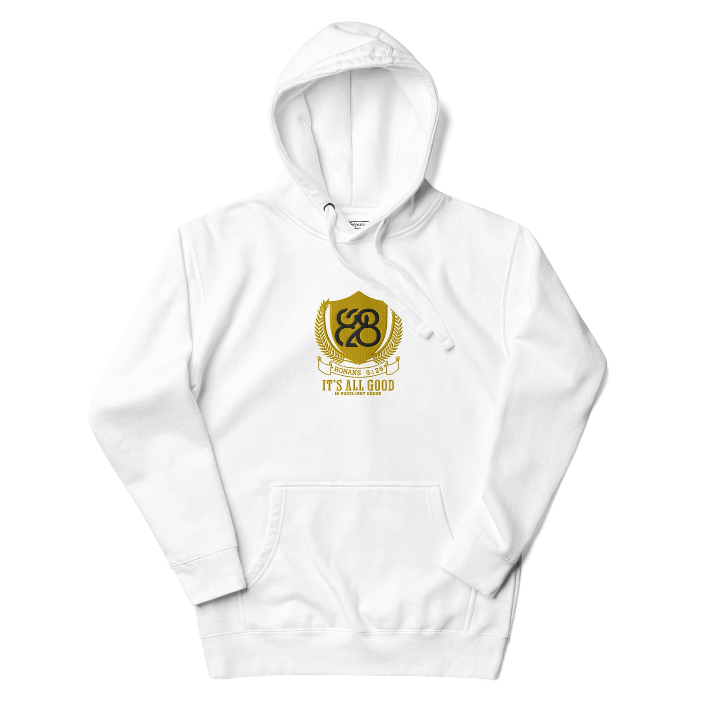 828 It's All Good Embroidered Unisex Hoodie