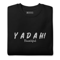 Yadah White Embroidered Crew Neck Sweatshirt