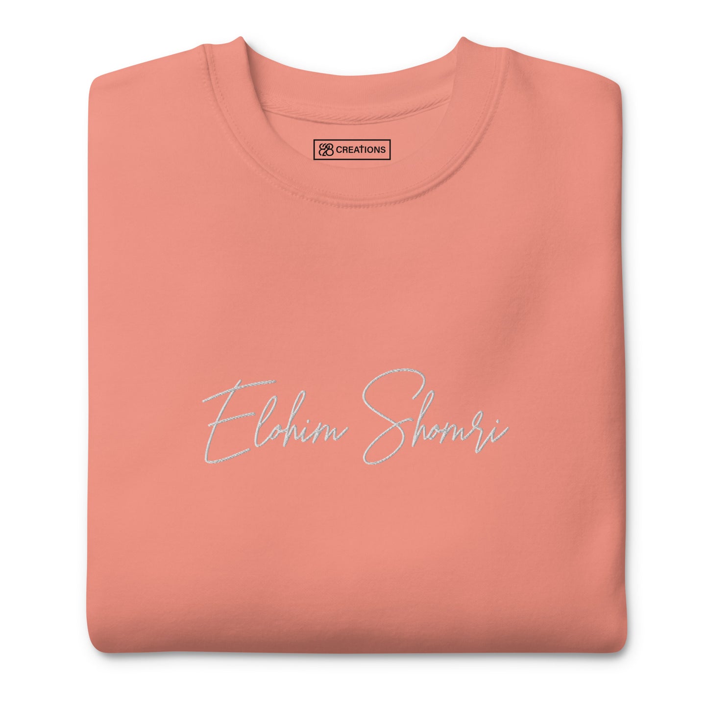 Elohim Shomri Embroidered Crew Neck Sweatshirt