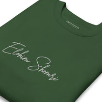 Elohim Shomri Embroidered Crew Neck Sweatshirt