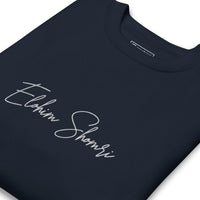 Elohim Shomri Embroidered Crew Neck Sweatshirt