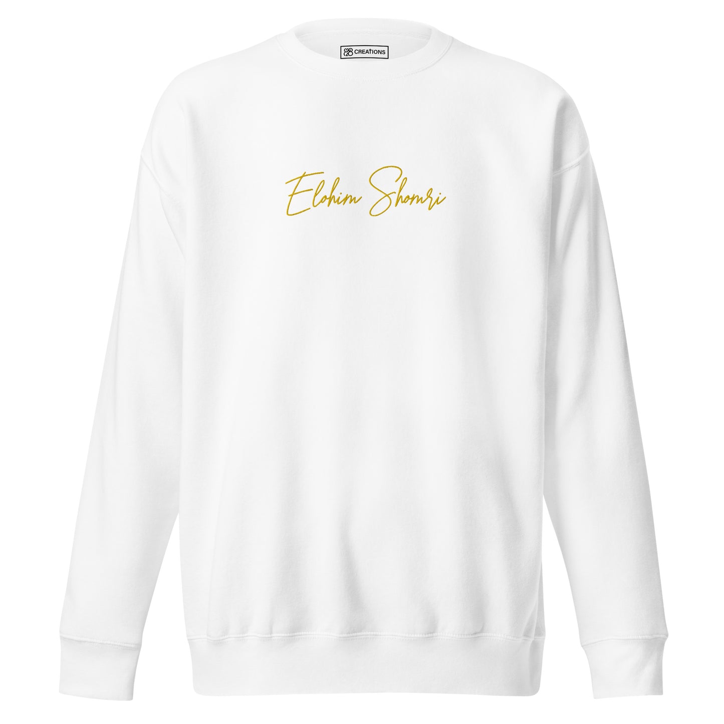 Elohim Shomri Embroidered Crew Neck Sweatshirt