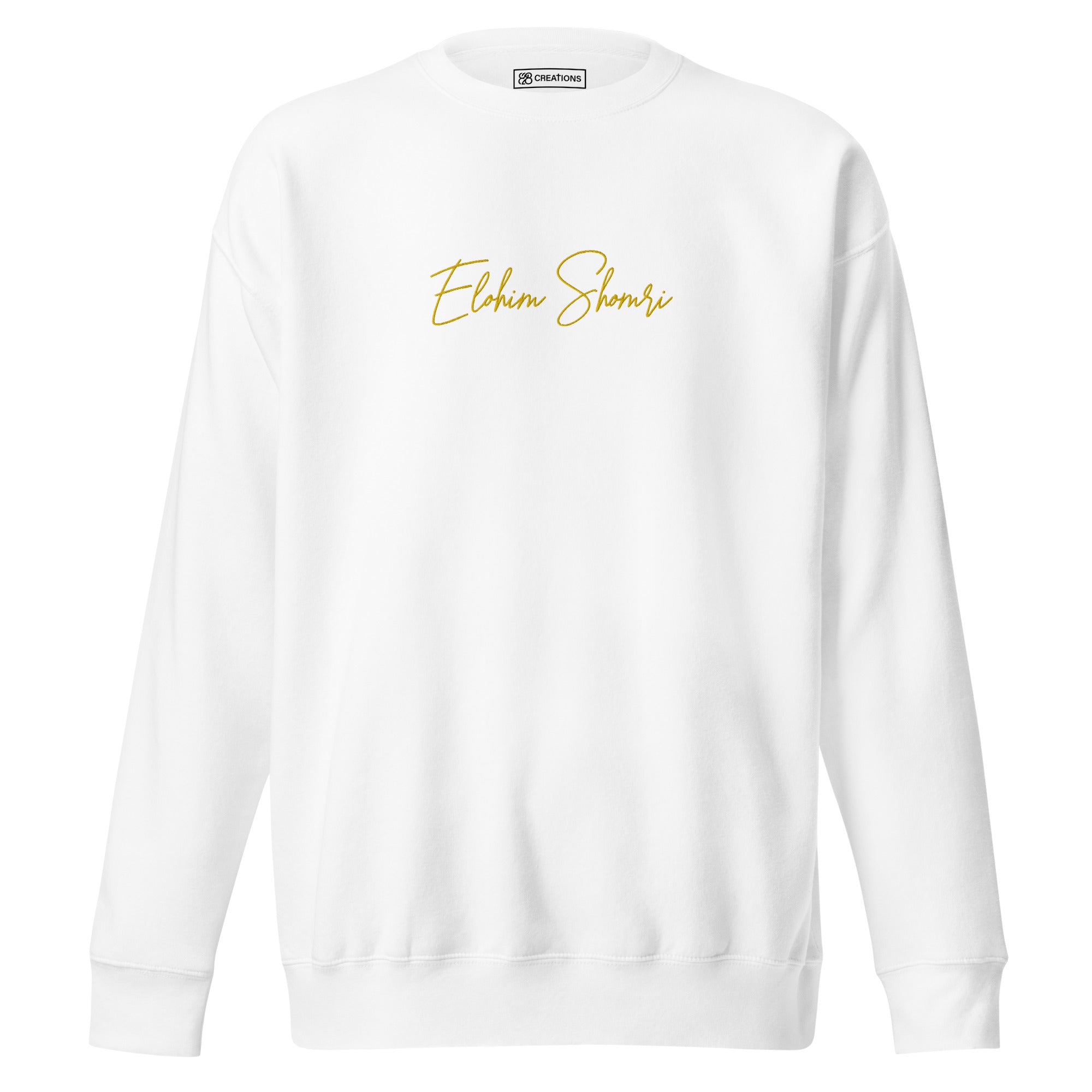 Elohim Shomri Embroidered Crew Neck Sweatshirt