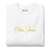 Elohim Shomri Embroidered Crew Neck Sweatshirt
