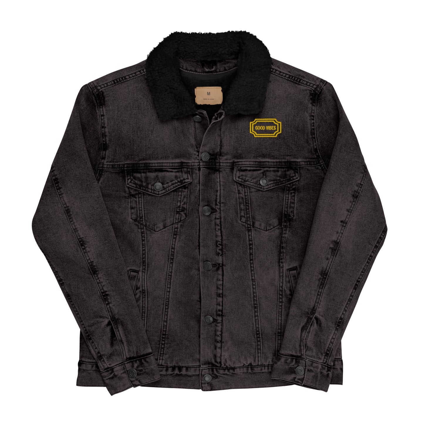 Joy Unspeakable Denim Sherpa Jacket