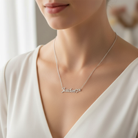 Custom Name Necklace | Personalized Heart Jewelry Gift USA
