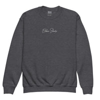 Elohim Shomri Embroidered Youth Crew Neck Sweatshirt