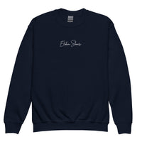 Elohim Shomri Embroidered Youth Crew Neck Sweatshirt