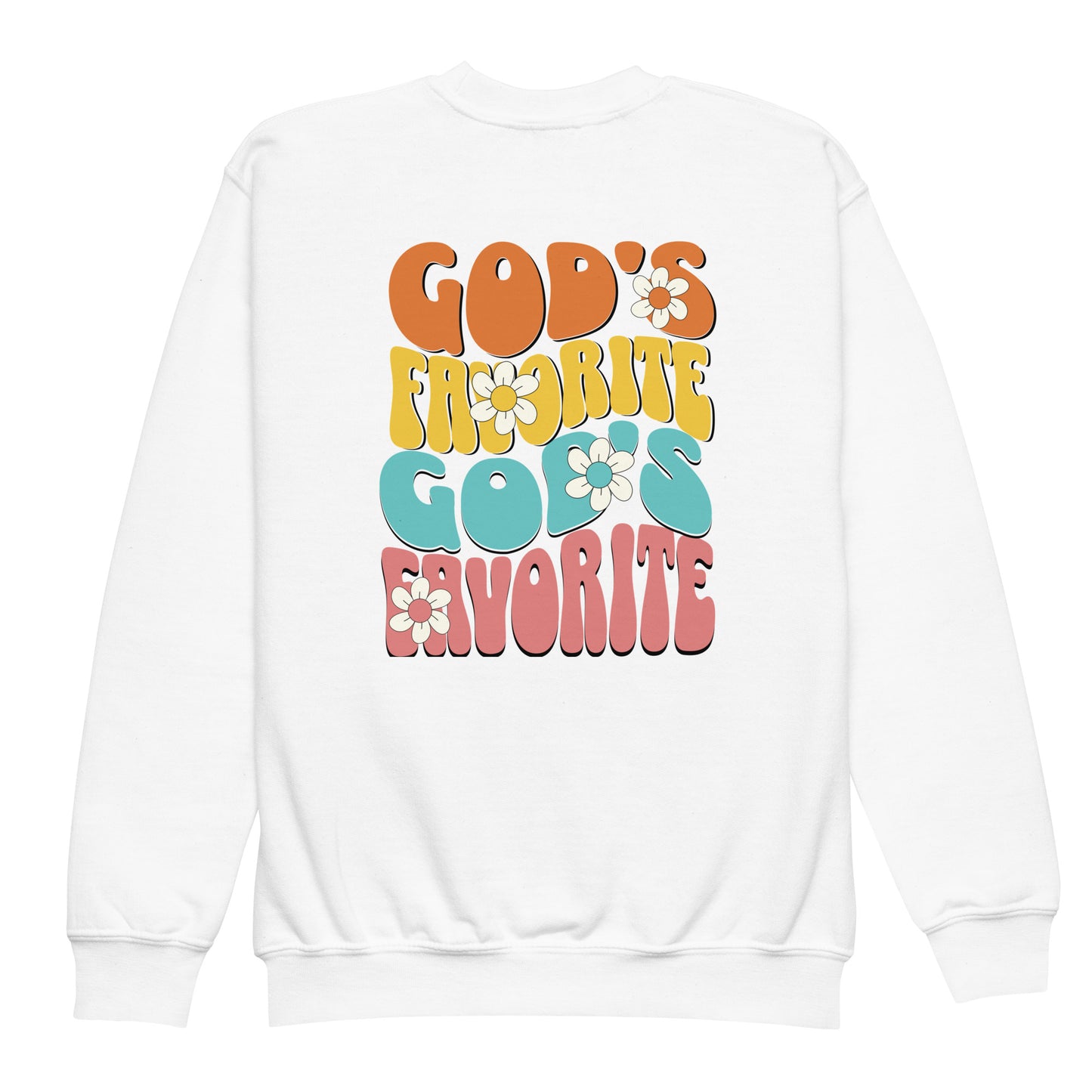 God's Favorite Cozy Retro Youth Sweatshirt
